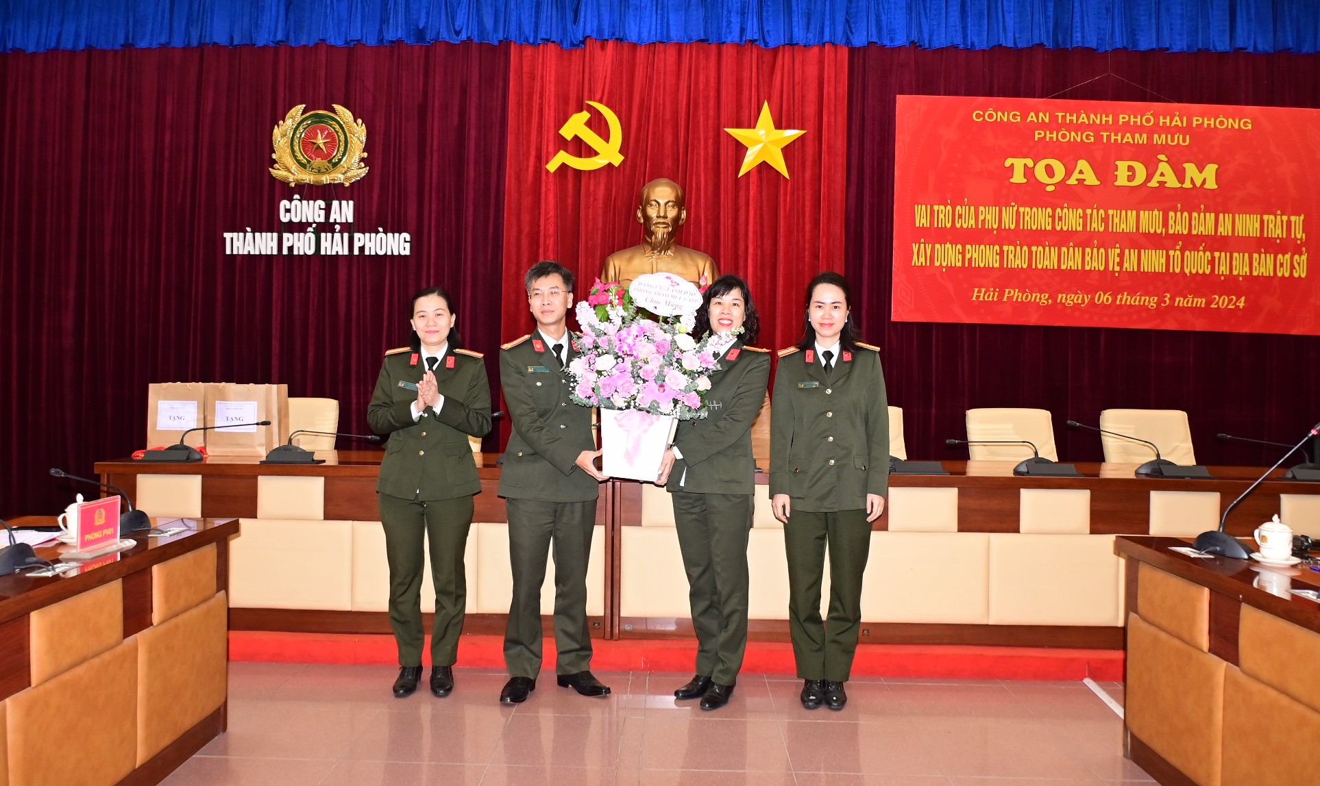 Phòng Tham mưu tổ chức tọa đàm, kỷ niệm 114 năm Ngày Quốc tế phụ nữ 8/3 và 1984 năm Khởi nghĩa Hai Bà Trưng